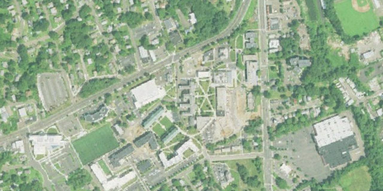 Aerial view of University of New Haven