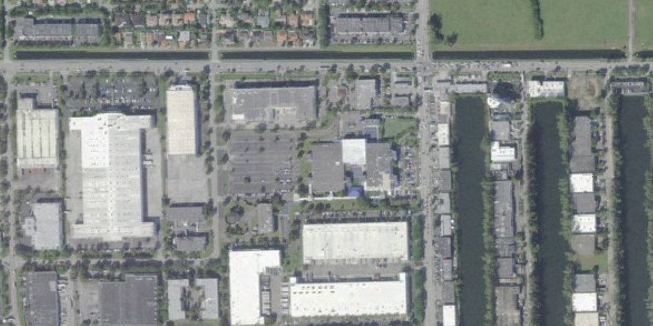 Vista aérea de Albizu University-Miami