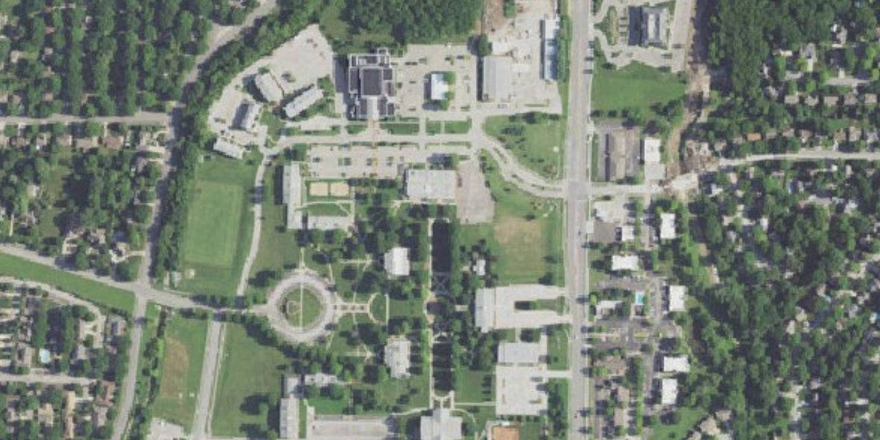 Vista aérea de MidAmerica Nazarene University