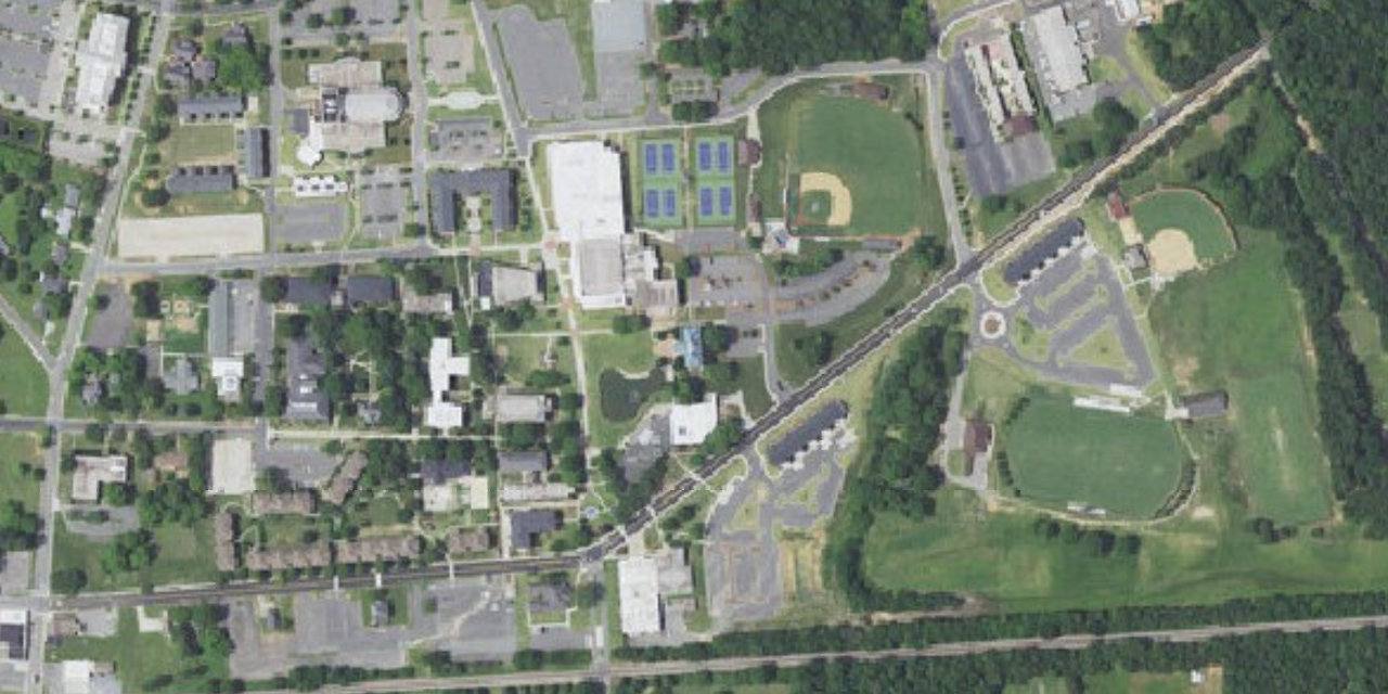 Aerial view of Wingate University
