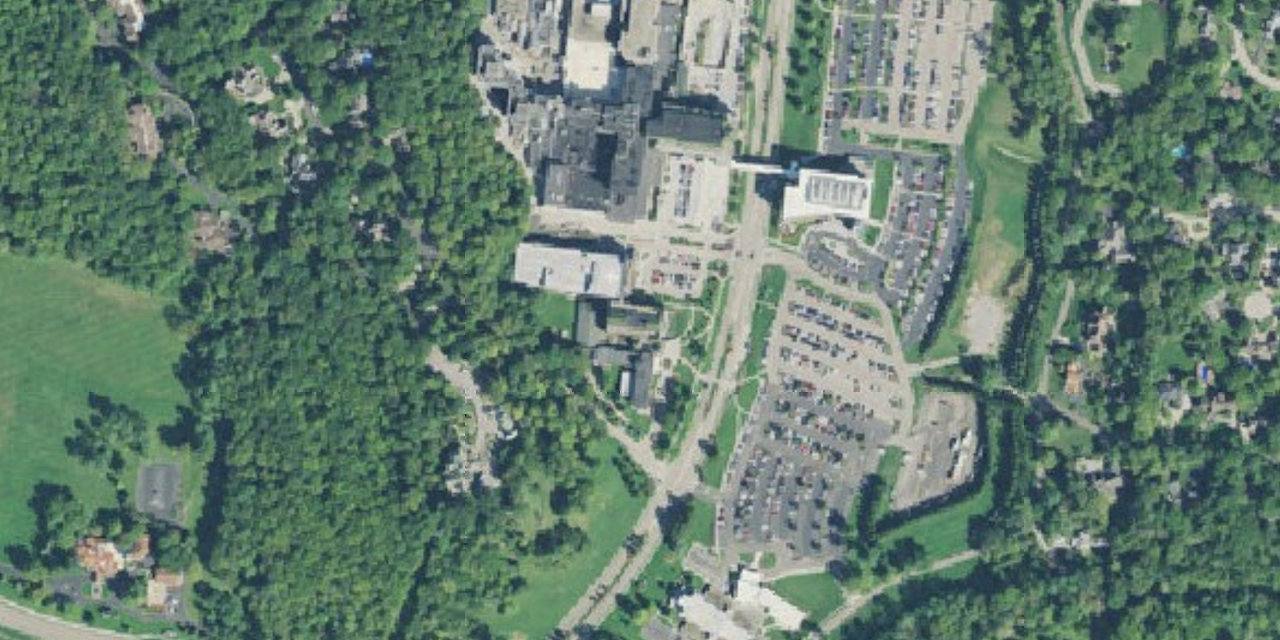 Aerial view of Kettering College