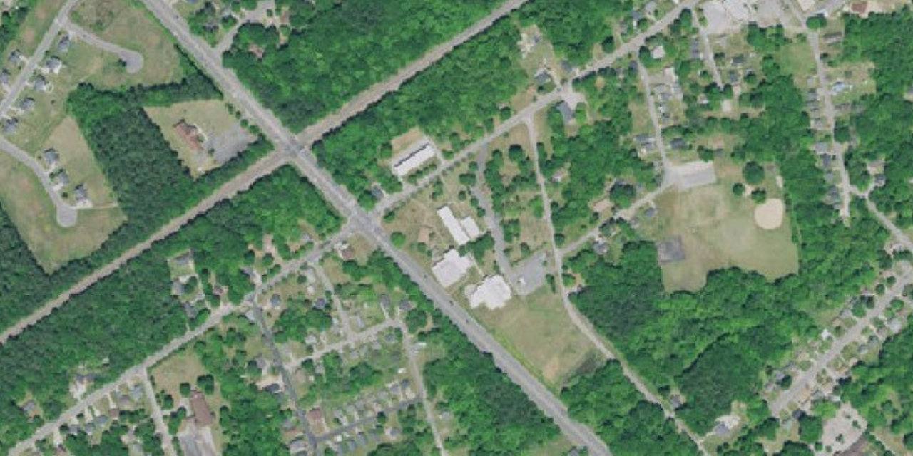 Aerial view of Clinton College