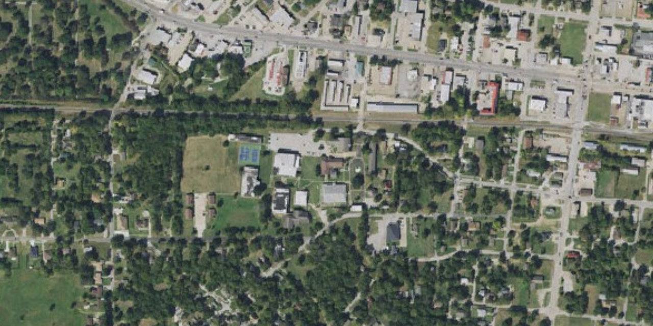 Aerial view of Southwestern Christian College