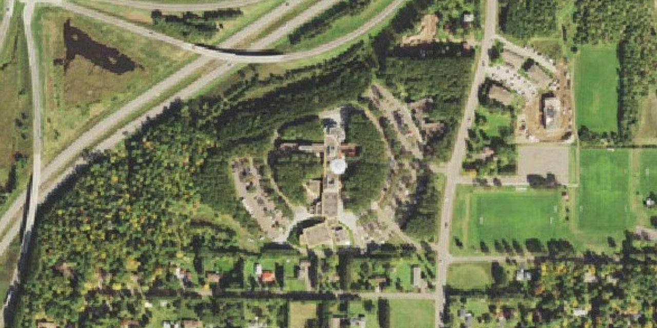 Aerial view of Fond du Lac Tribal and Community College