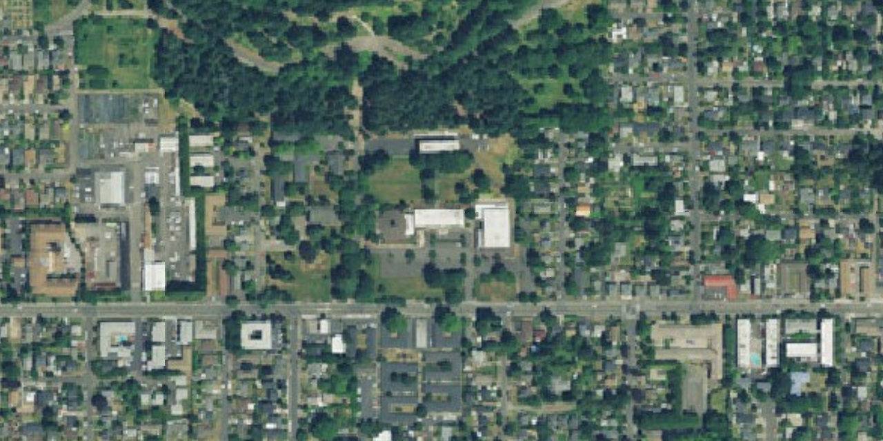 Aerial view of Warner Pacific University Professional and Graduate Studies