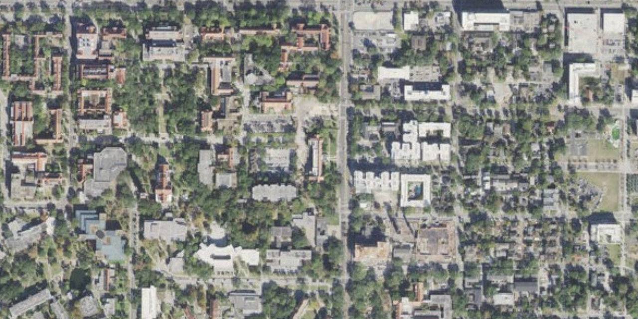 Vista aérea de University of Florida-Online