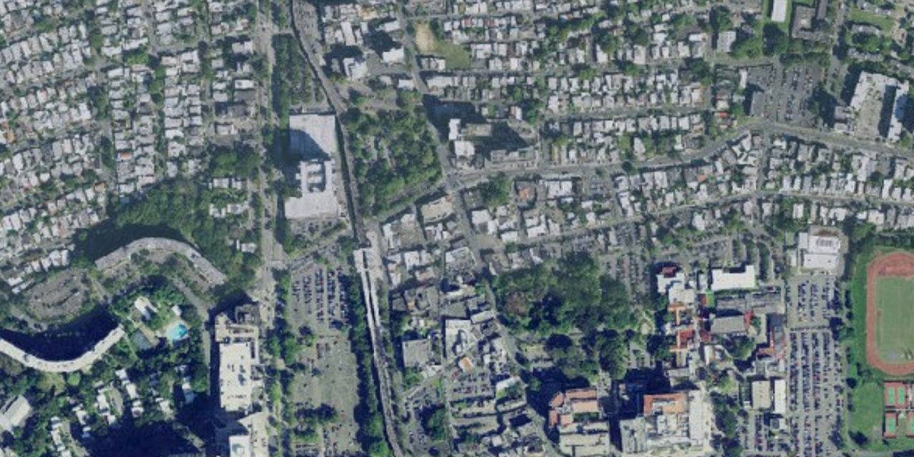 Aerial view of Professional University Dr. Carlos J. Borrero Rios